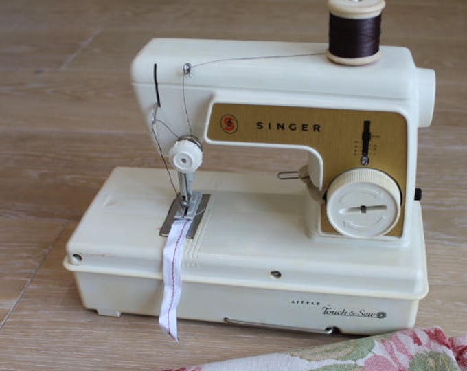 The Little Touch & Sew Sewing Machine/ Singer/ Model 67a23/1960s/ Craft