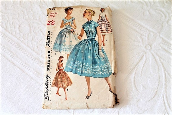 Vintage Simplicity Sewing Pattern 1583 Junior Misses Skirt Etsy