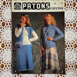 Vintage Patons &#39;Caressa&#39; - no. 542