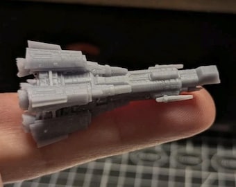 The Expanse 3D Printed 1/10000 MCRN Donnegar (set of 4)
