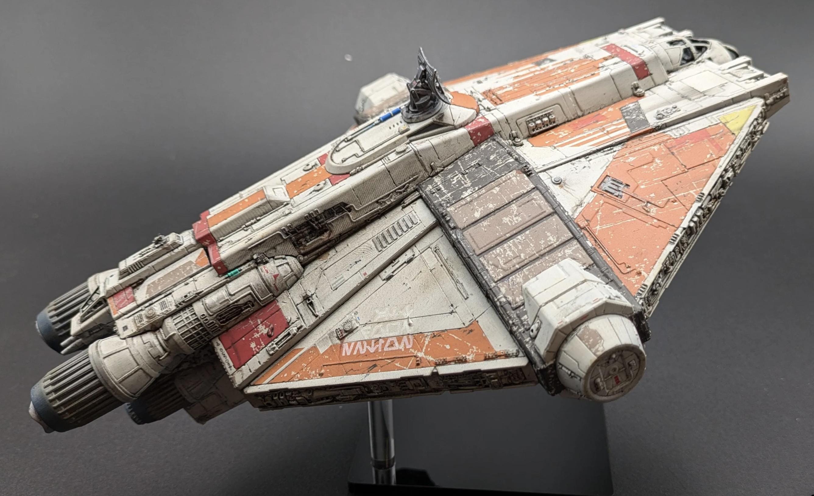 Star Wars Rebels Ahsoka 1/144 VCX-100 (ghost) Custom Commission Build ...