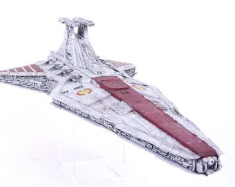 Star Wars 1/2256 Venator Cruiser Star Destroyer model commission build