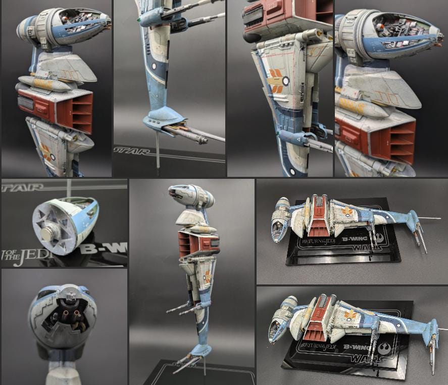 Star Wars B-wing Fighter Commission Build - Etsy