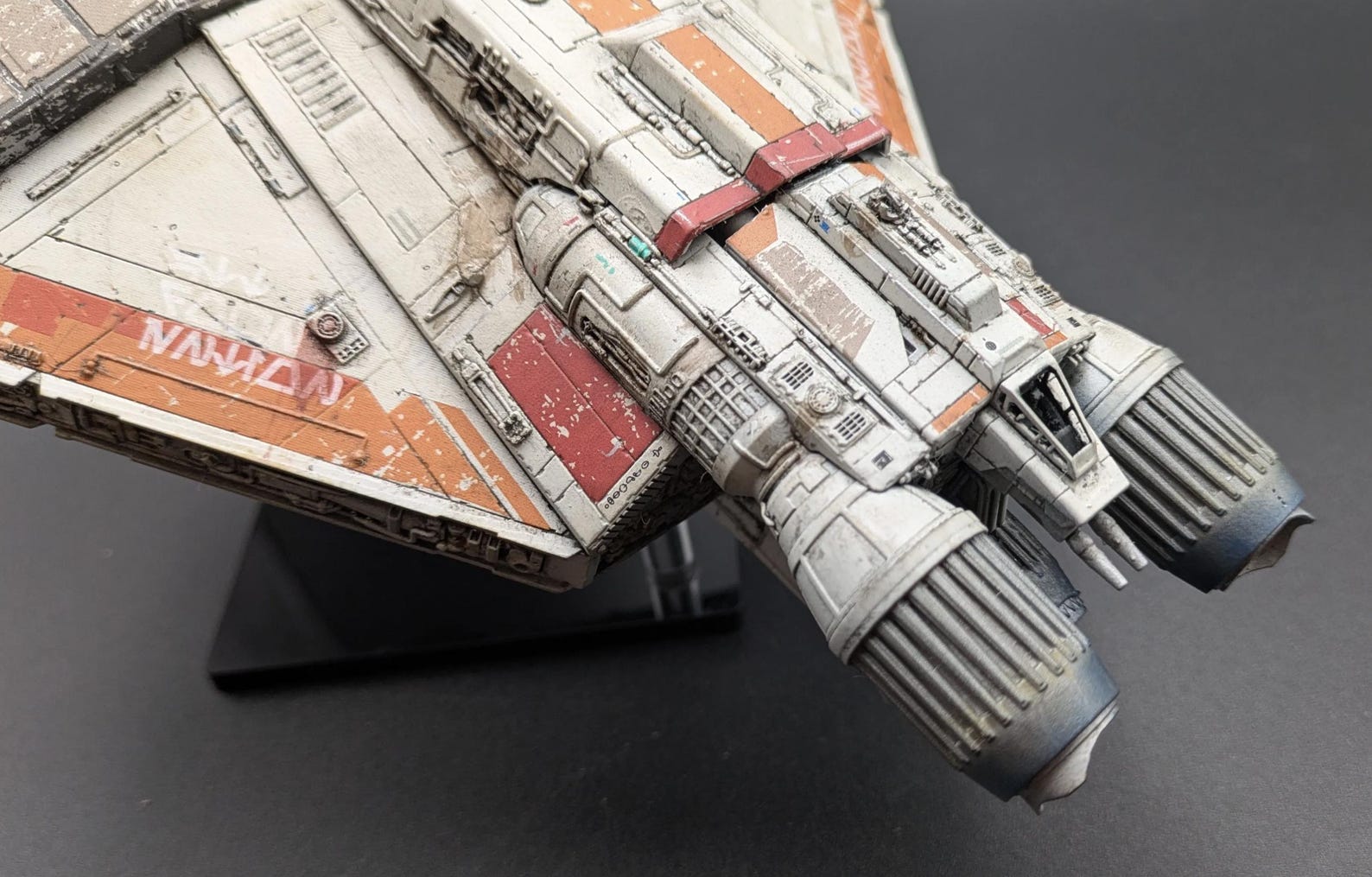 Star Wars Rebels Ahsoka 1/144 VCX-100 (ghost) Custom Commission Build ...