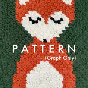 CROCHET PATTERN graph Only : Fox Corner-to-corner Baby - Etsy
