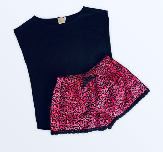 Leopard Print Pyjama Set Pink Leopard 