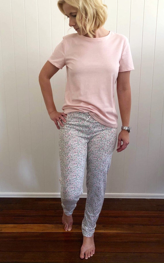 floral cotton leggings