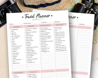 travel checklist for family