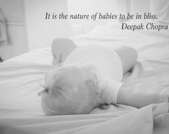 Baby, Innocence, Deepak Chopra, Bliss, Wisdom - Original Photograph # 5098