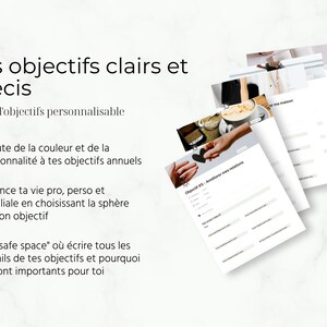 K&ouml;nnte beinhalten: Ein druckbares Arbeitsblatt mit einer Checkliste zur Festlegung von Zielen. Das Arbeitsblatt enth&auml;lt einen Abschnitt zum Hinzuf&uuml;gen von Farbe und Pers&ouml;nlichkeit zu Zielen, zum Ausbalancieren von Berufs-, Privat- und Familienleben sowie einen sicheren Bereich zum Aufschreiben von Details zu Zielen.