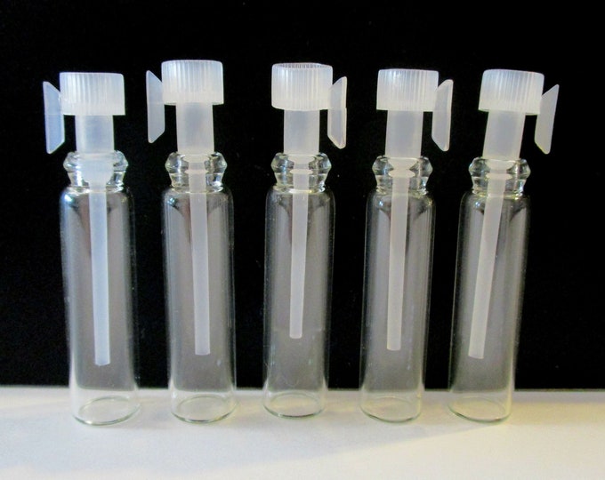 50 Perfume Sample Vials 1 Ml Empty Glass Perfume Fragrance Etsy