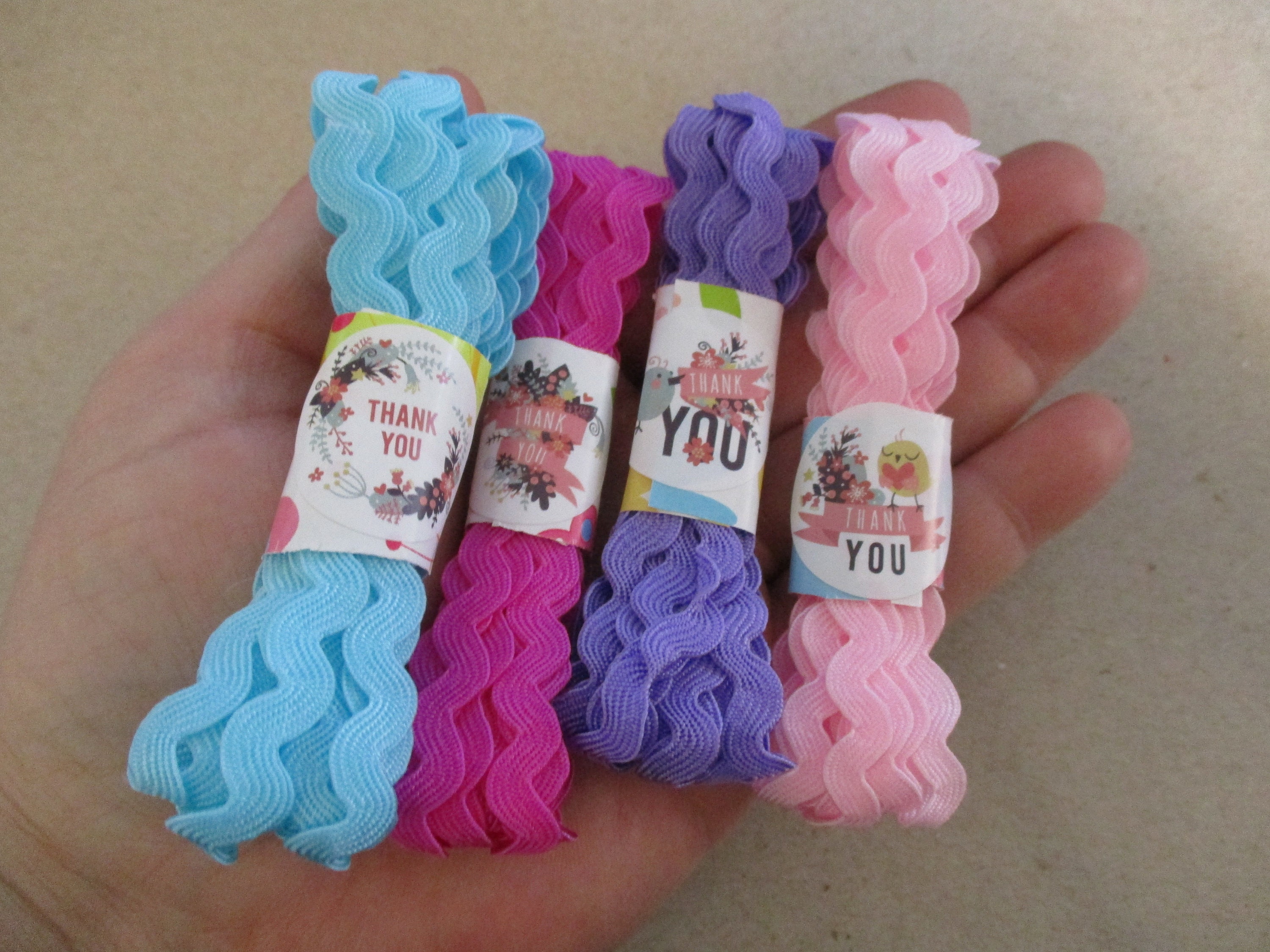 30 Yards Ric Rac Trim Ribbon 2 Each of 15 Colors Grosgrain Etsy