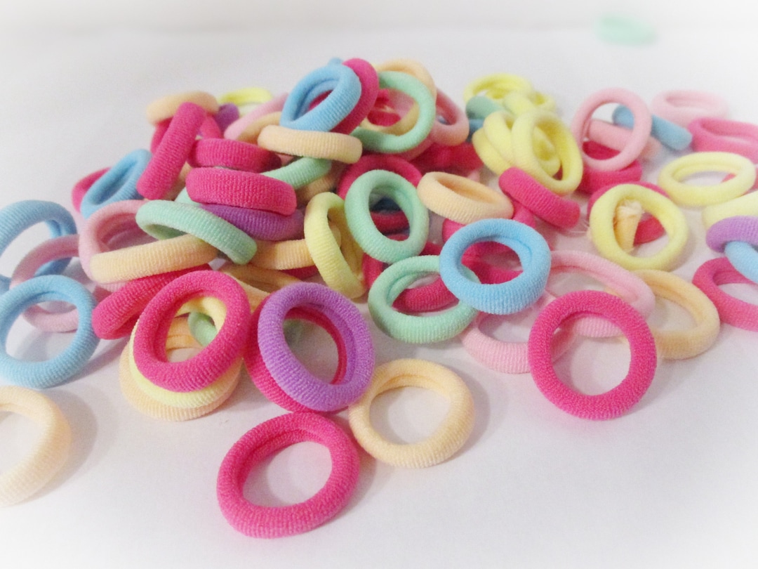 50 Elastic Hair Bands for Babies Toddlers Little Girls Etsy