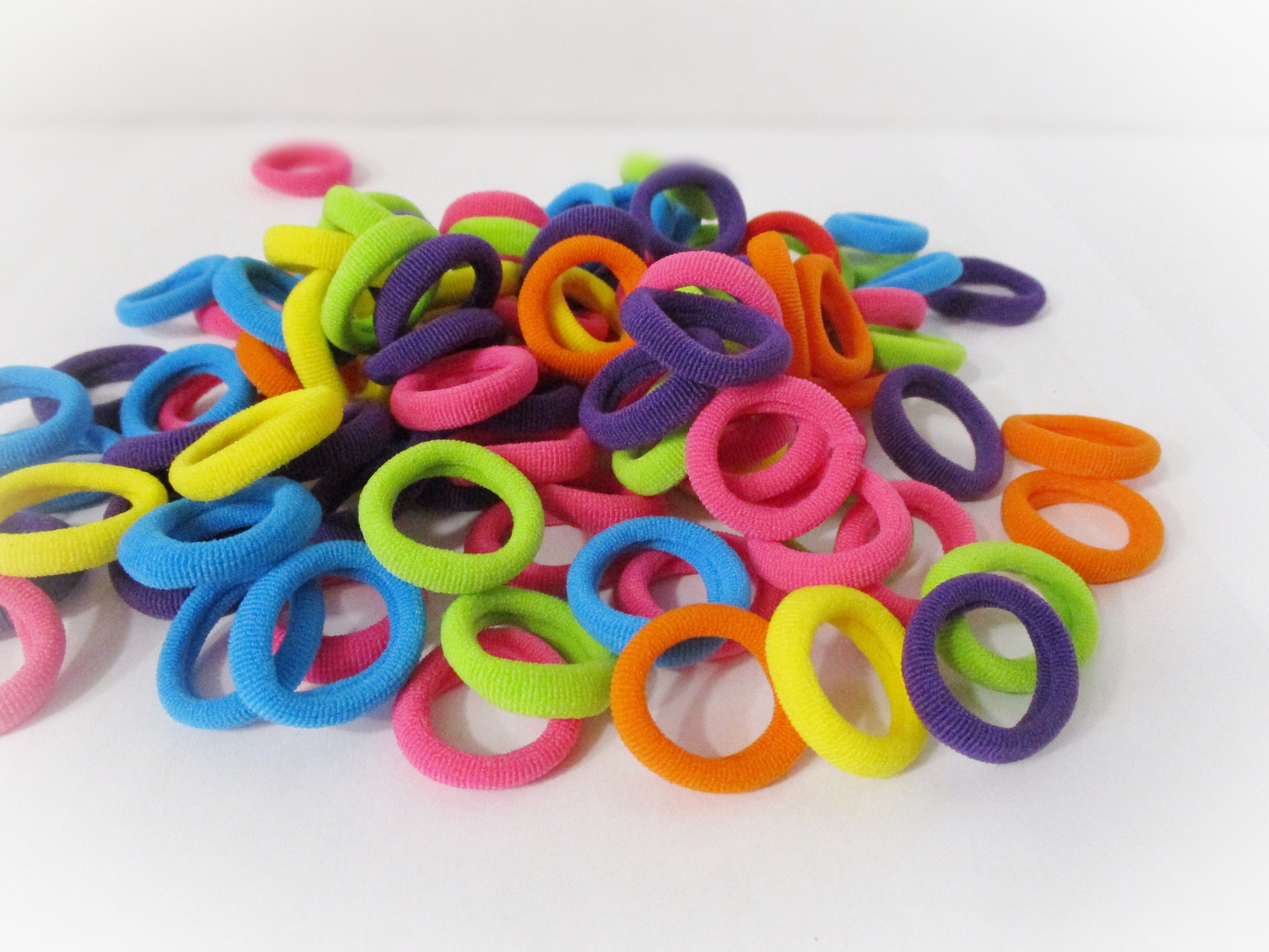 50 Elastic Hair Bands for Babies Toddlers Little Girls Etsy