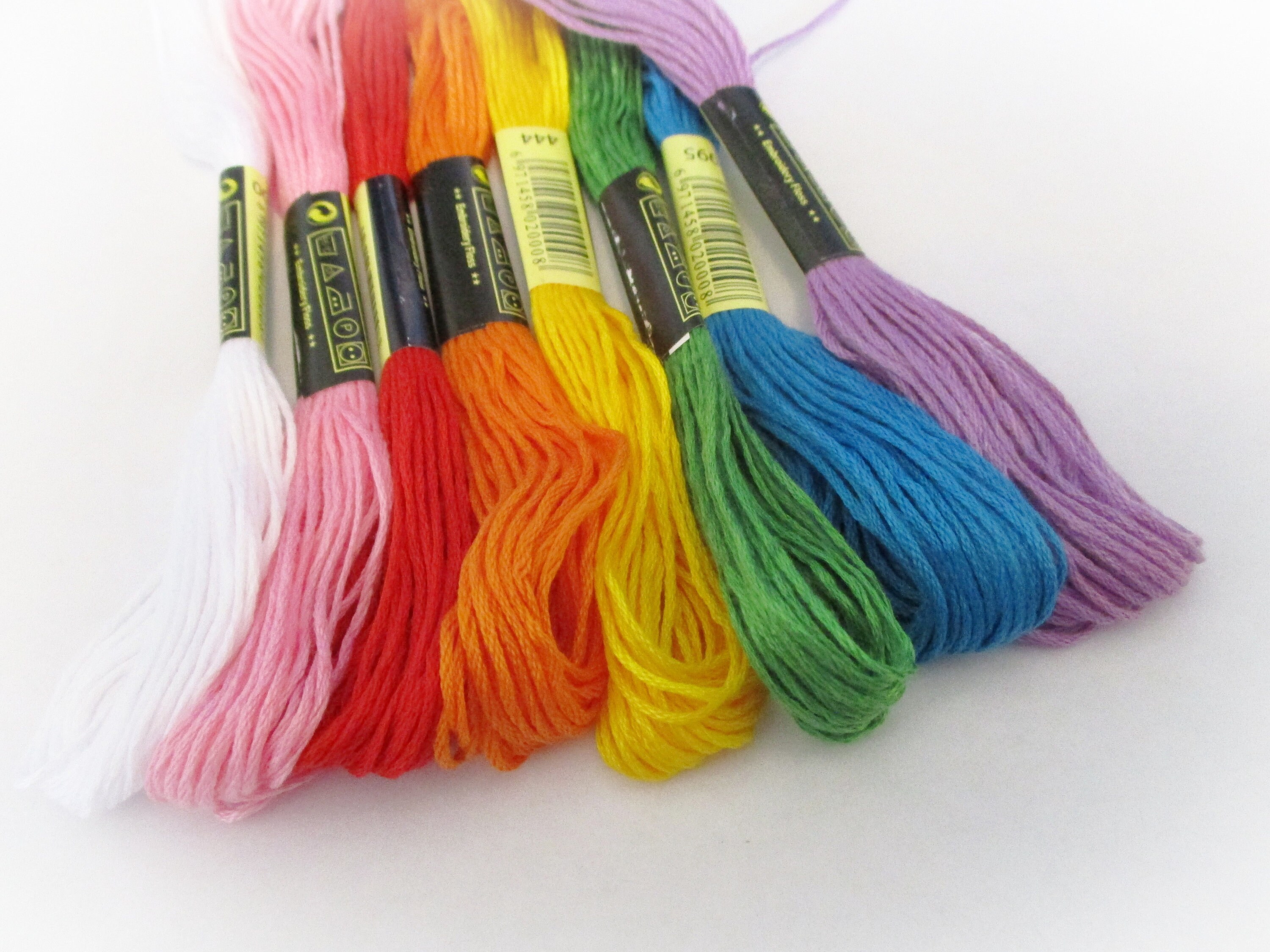 7.5m Multi Colors Cross Stitch Cotton Embroidery Thread Floss Sewing Skeins  UK