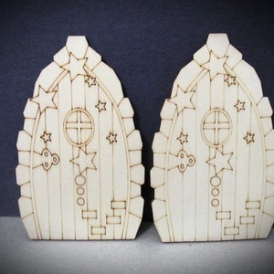 Unfinished Wood Fairy Door: DIY Miniature Fairy Garden Accessory