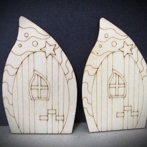 Unfinished Wood Fairy Door: DIY Miniature Fairy Garden Craft