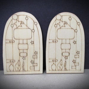 Unfinished Wood Fairy Door: DIY Miniature Fairy Garden Craft