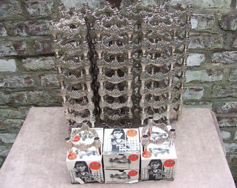 vintage Mid-Century atomic MACHINE AGE candlestick candle holder Nagel Quist era