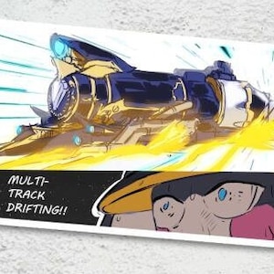 Multi-Star Rail Drifting Sticker