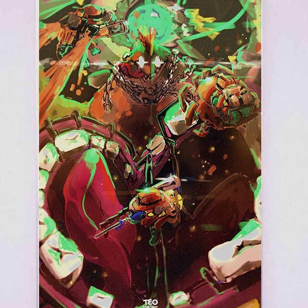 Splatoon 3 Poster Print - Three Kings