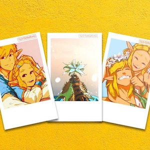 Zelda Instax Stickers