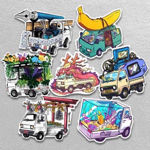 Kei Truck Car Stickers