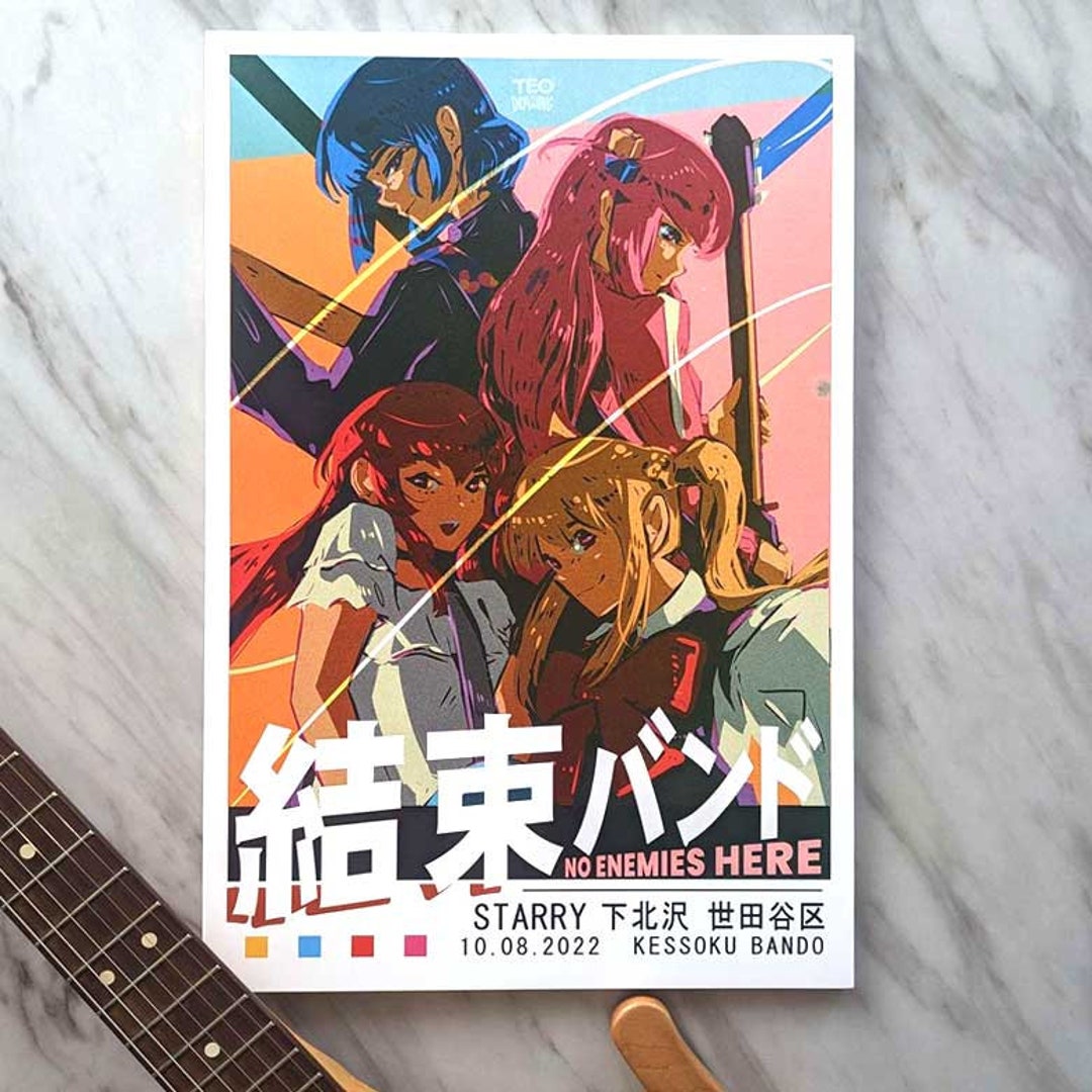 Bocchi the Rock Kessoku Band Poster Print - Etsy