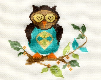 Knight Owl- Cross Stitch - PDF Download