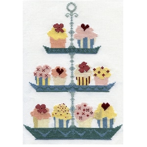 CupCake cross stitch . PDF Download
