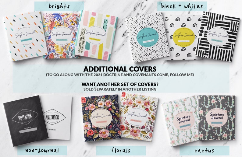Come Follow Me Journal PRINTABLE Doctrine and Covenants Etsy