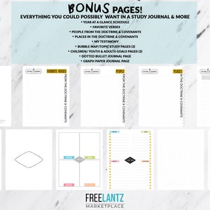 Come Follow Me Journal PRINTABLE, Doctrine and Covenants, Instant ...