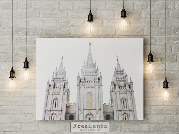 Lds Salt Lake Temple Art Lds Temple Salt Lake Temple Print Salt Lake City Lds Art Lds Printables Instant Download