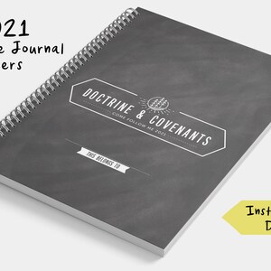 Come Follow Me Journal PRINTABLE Doctrine and Covenants Instant