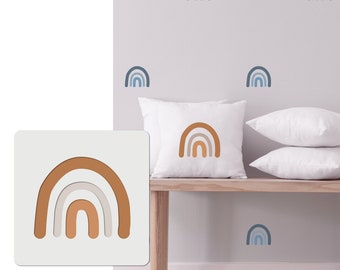 Rainbow stencil for walls, pillows, furniture | reusable stencil for children's room walls | wall design for children's rooms with stencil