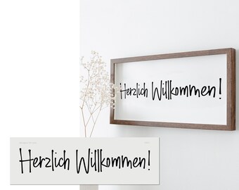 Welcome stencil | Welcome stencil for wedding, birthday,... | Lettering stencil for chalk paint, acrylic paint,...
