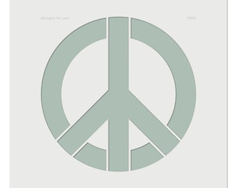 Stencils Peace sign, stencil stencils individually or as a stencil set, stencil for spraying, peace stencil for wall and furniture