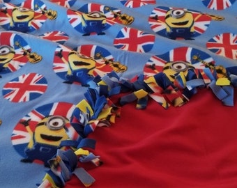 Minions Tie Blanket