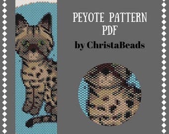 Peyote Bracelet Pattern Beading patterns Peyote Stitch Peyote Bead Pattern Peyote Beading Pattern Bracelet Cuff Miyuki Delica Size 11 Beads