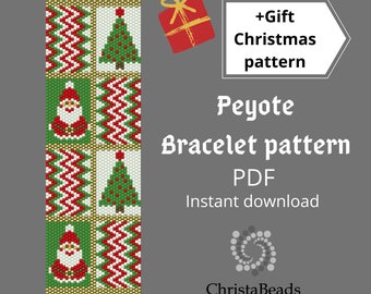 Peyote stitch christmas patterns deals