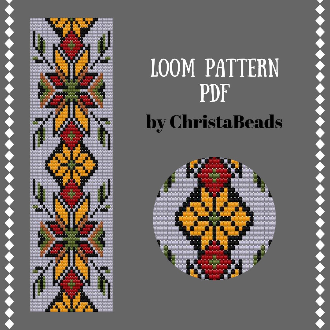 Beading patterns and tutorials - peyote stitch, brick stitch, loom