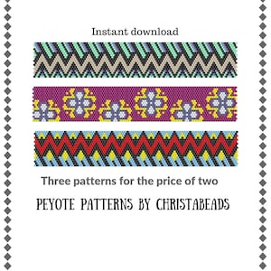 Peyote bracelet pattern Peyote pattern Even count Stitch pattern Beading patterns Bracelet cuff patterns Pattern Delica Instant Download