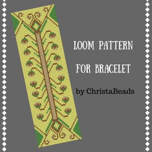 Loom Bracelet Pattern: Delica Bead Cuff (PDF Pattern)