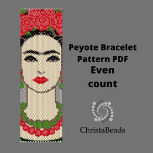 Peyote Pattern Bracelet Cuff Beading Miyuki Delica Size 11 Beads - PDF Download