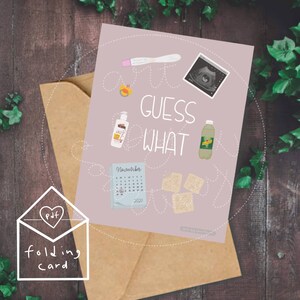 Digital Download **| Customizable Pregnancy Announcement |  Cute pregnancy announcement | Social Media Pregnancy Announcement