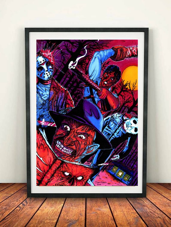 Halloween 5 Michael Myers Slasher Movie Horror Party Deco Wall A4 Poster Print Halloween 5 Michael Myers Slasher Movie Horror Party Deco Wall A4 Poster Print