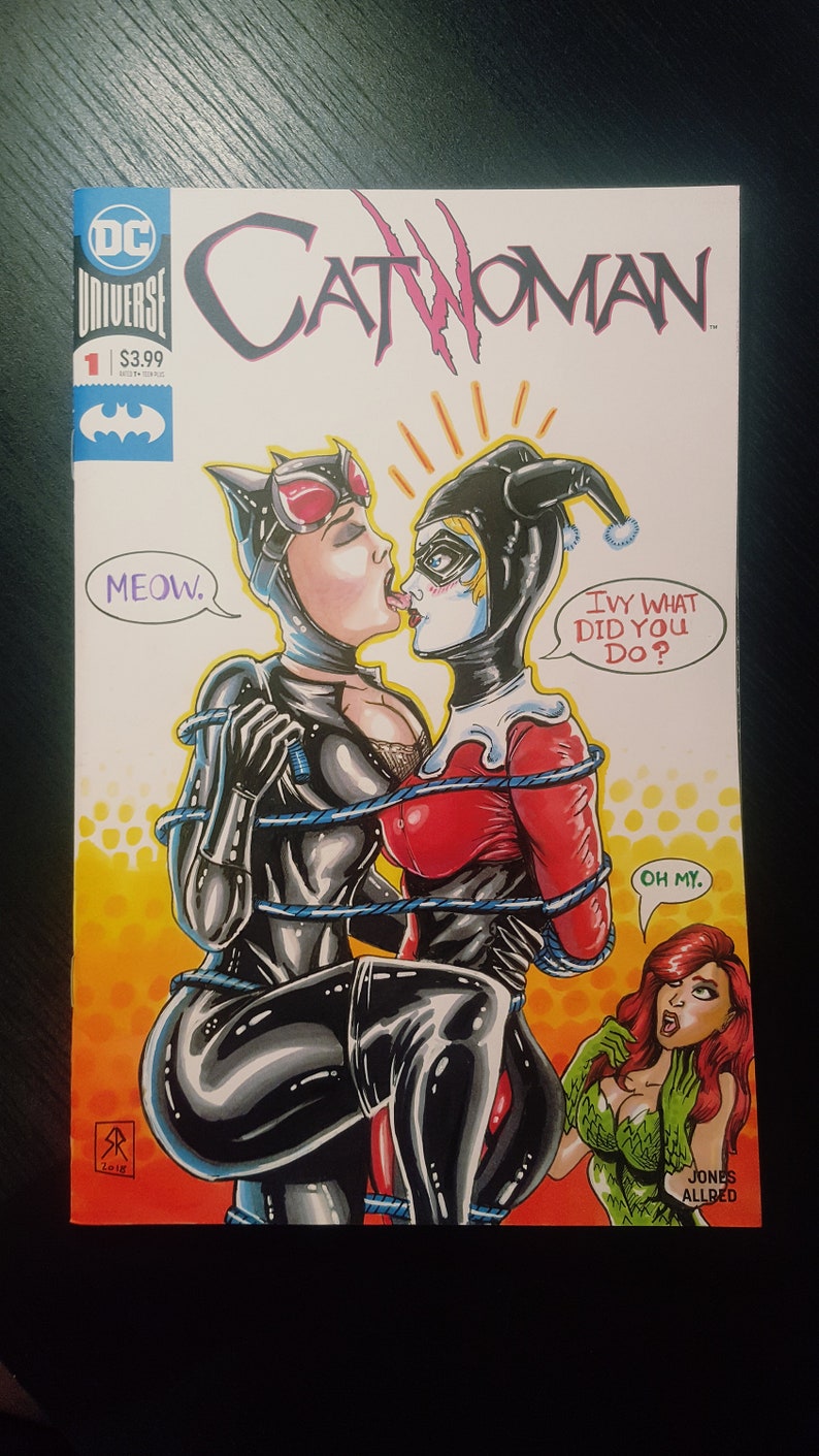Batman e Catwoman cartoon sessosesso mamma Lisa Ann