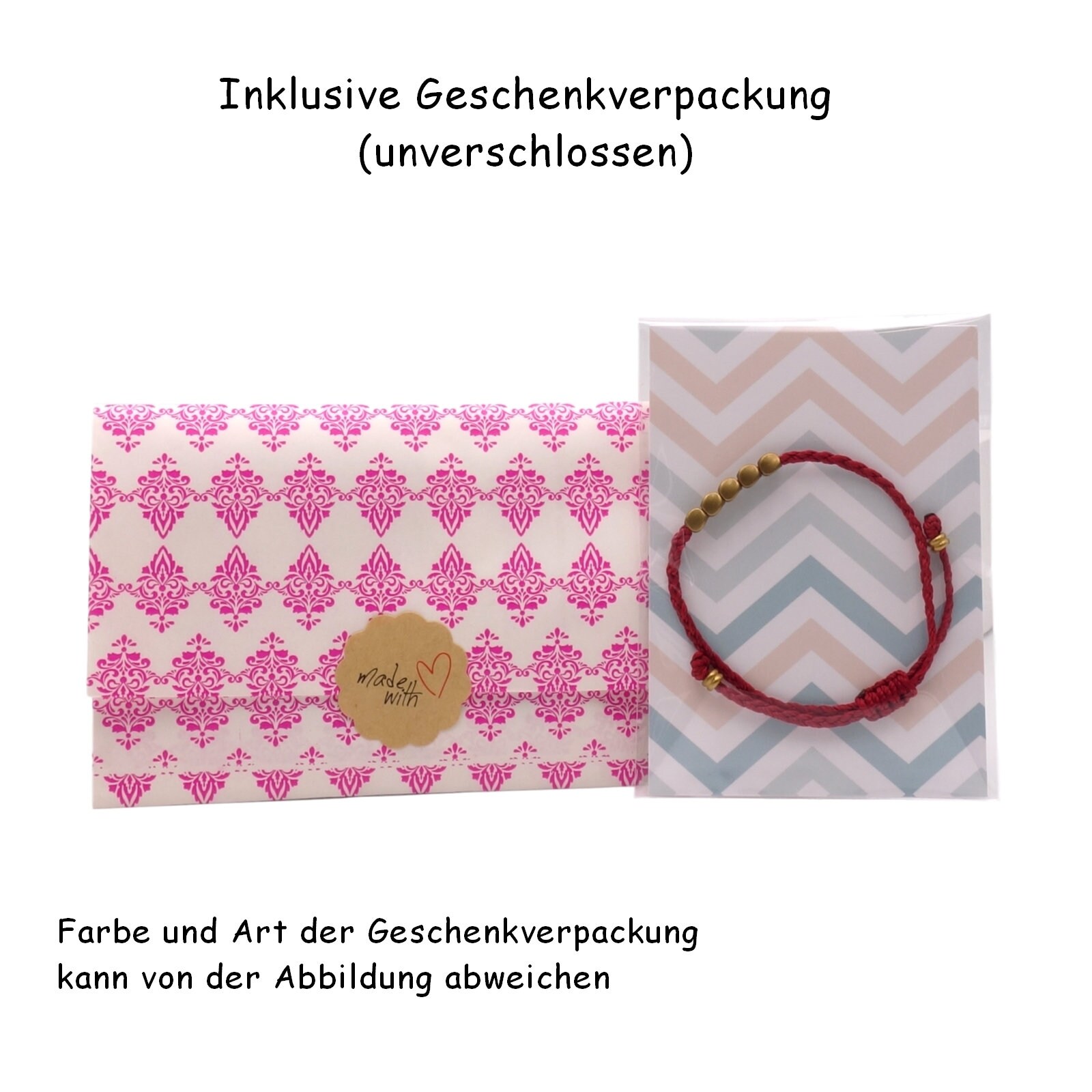 8 Stück Kabbala Armbänder Rot - Glücksarmbänder Aus Schnur