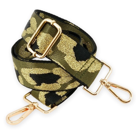 BENAVA Bag Strap Adjustable With Snap Hook Color Gold Crossover