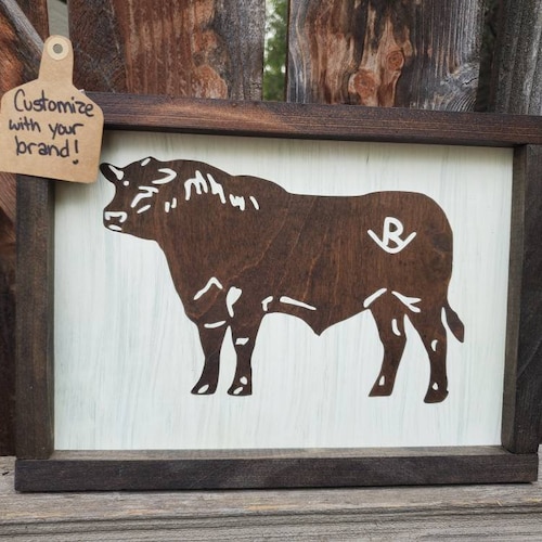 Custom Cattle Brand Wall Decor Branded Cattle Cattle Brand Etsy Australia